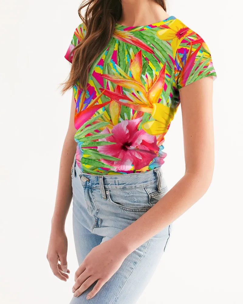 Paradise Island Floral Women's Top