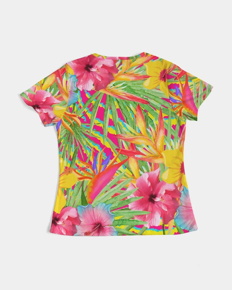 Paradise Island Floral Women's Top