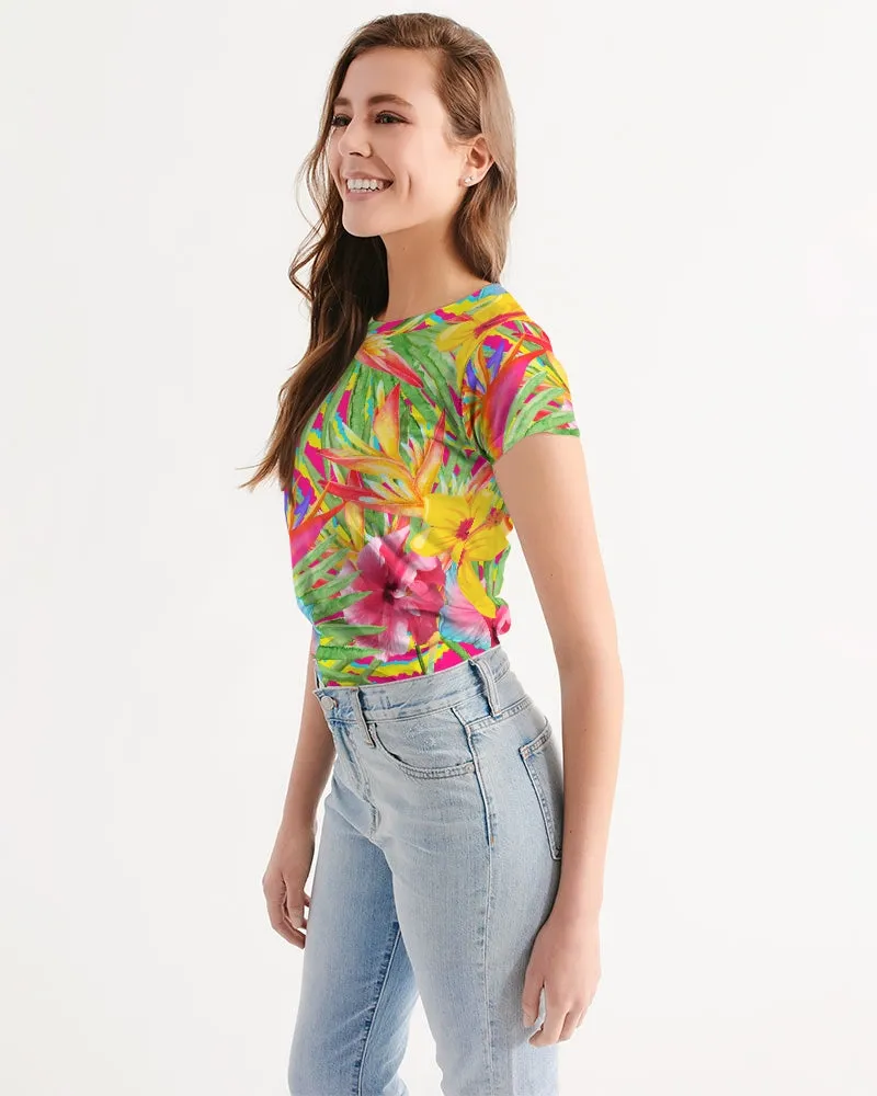 Paradise Island Floral Women's Top