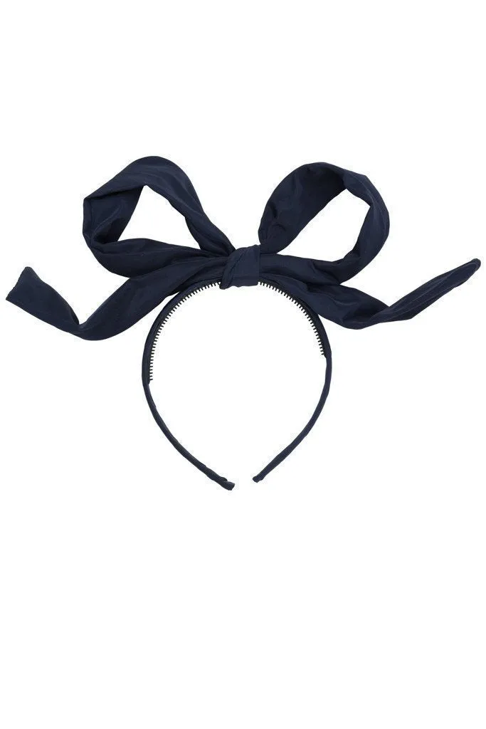 Party Bow Taffeta - Navy