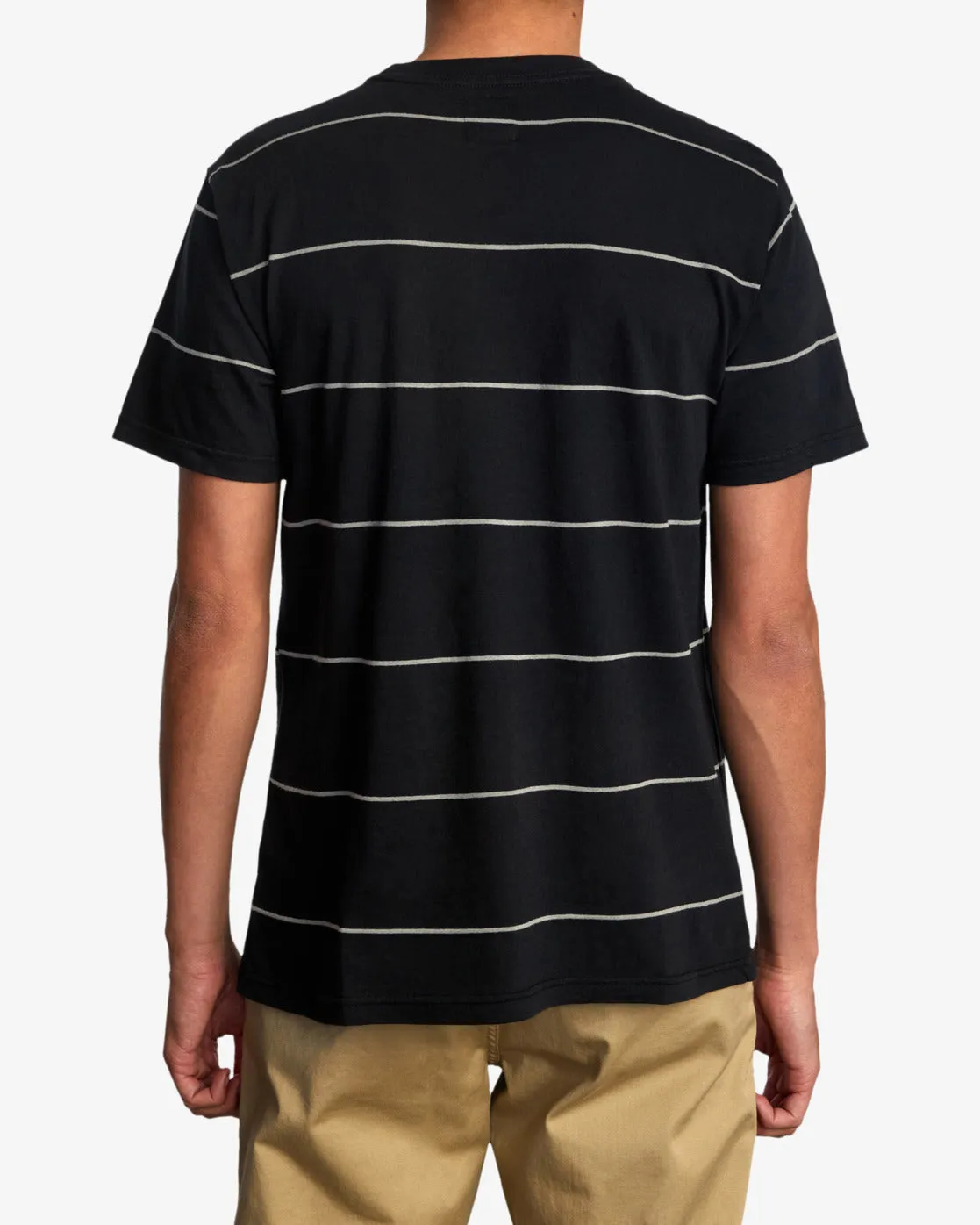 PTC Pigment Stripe Tee - Pirate Black