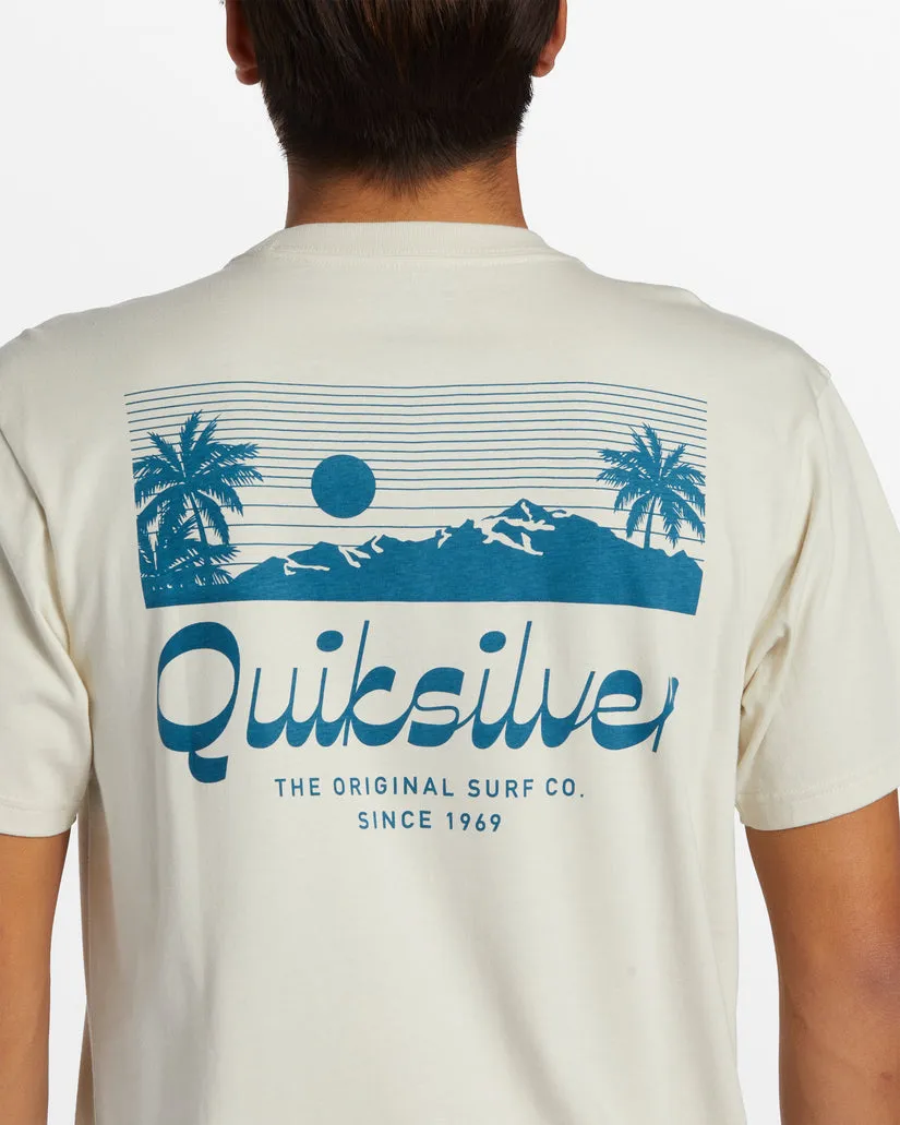 Quiksilver Island Mode L/S Tee-Silver Birch