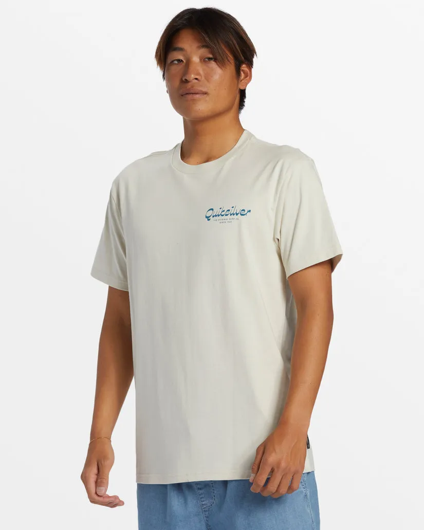 Quiksilver Island Mode L/S Tee-Silver Birch