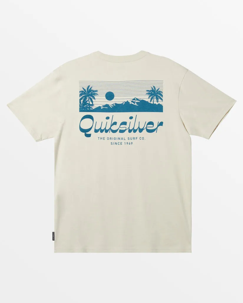 Quiksilver Island Mode L/S Tee-Silver Birch