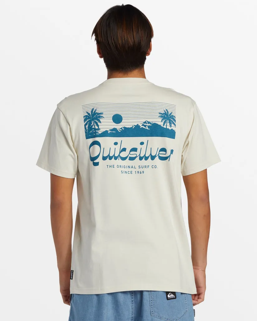 Quiksilver Island Mode L/S Tee-Silver Birch