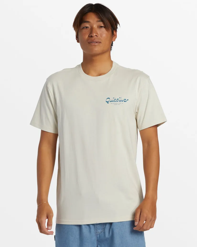 Quiksilver Island Mode L/S Tee-Silver Birch