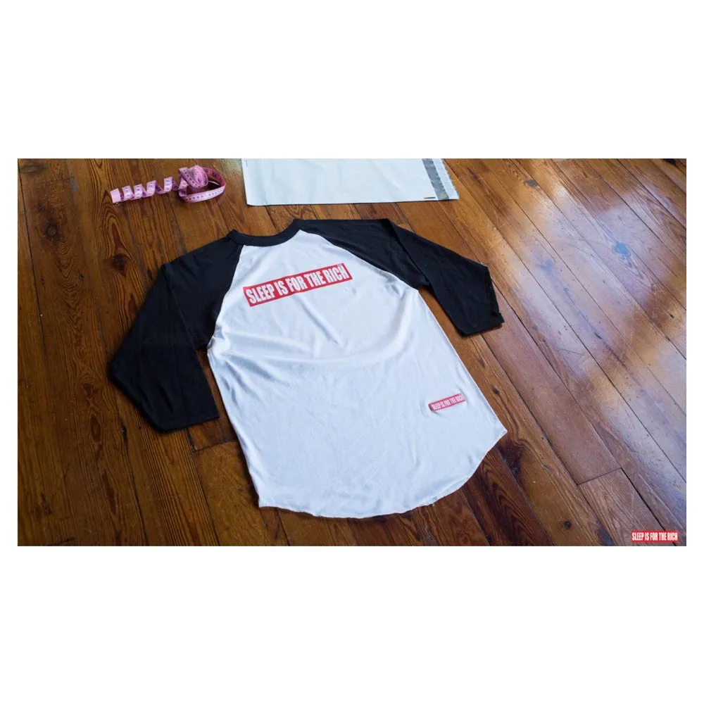 "Classic Logo" Baseball Tee by Sleep is For The Rich