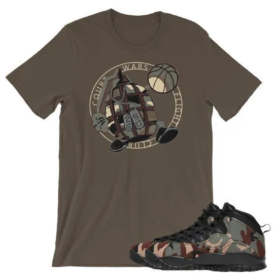 RETRO 10 CAMO SNEAKER TEES