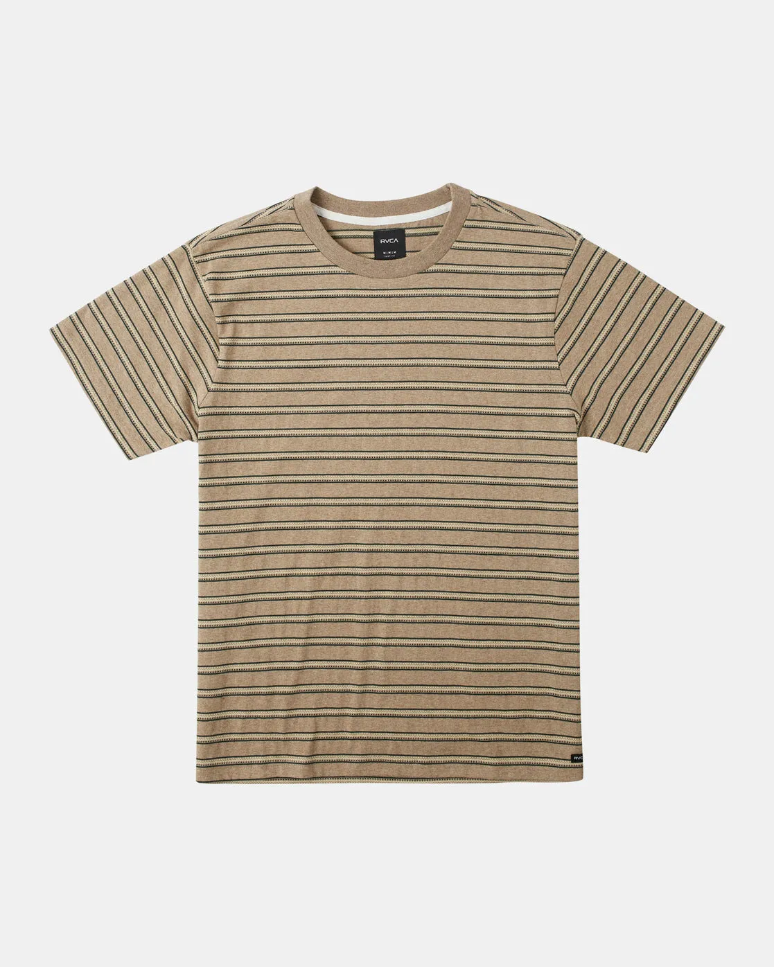 Road Runner Stripe Short Sleeve Top - Latte