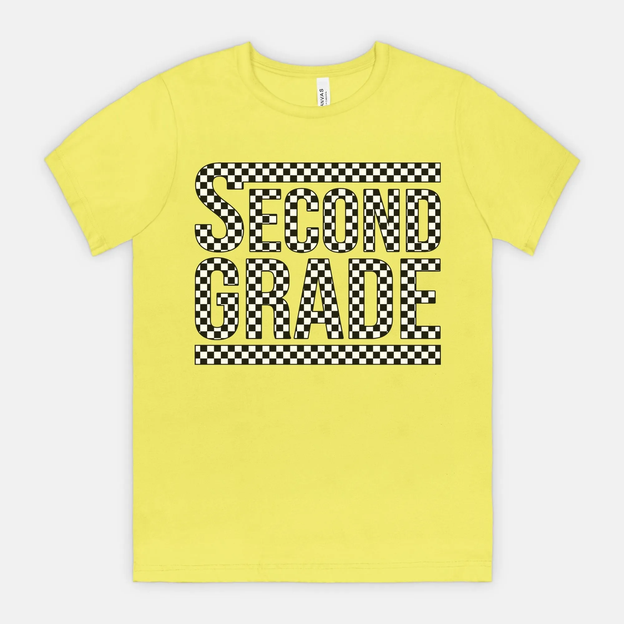 Second Grade Checked Out Tee