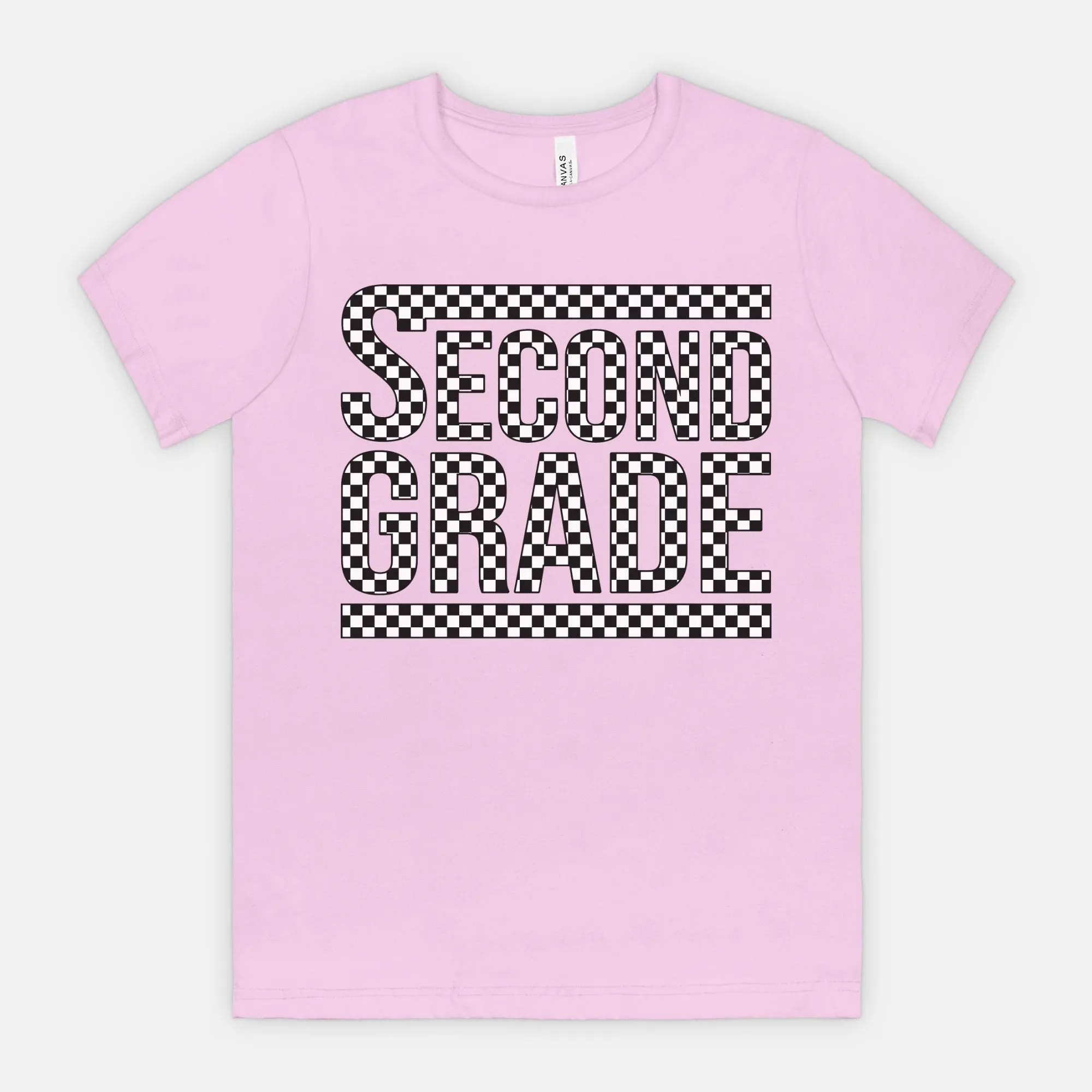 Second Grade Checked Out Tee