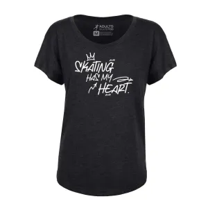 Skating Has My Heart Dolman Tee