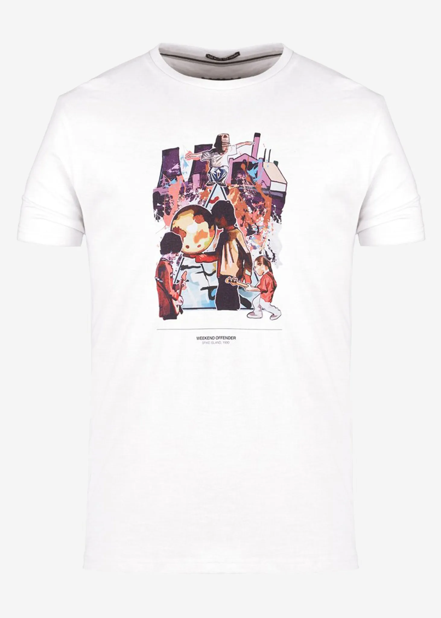 Spike island tee - white