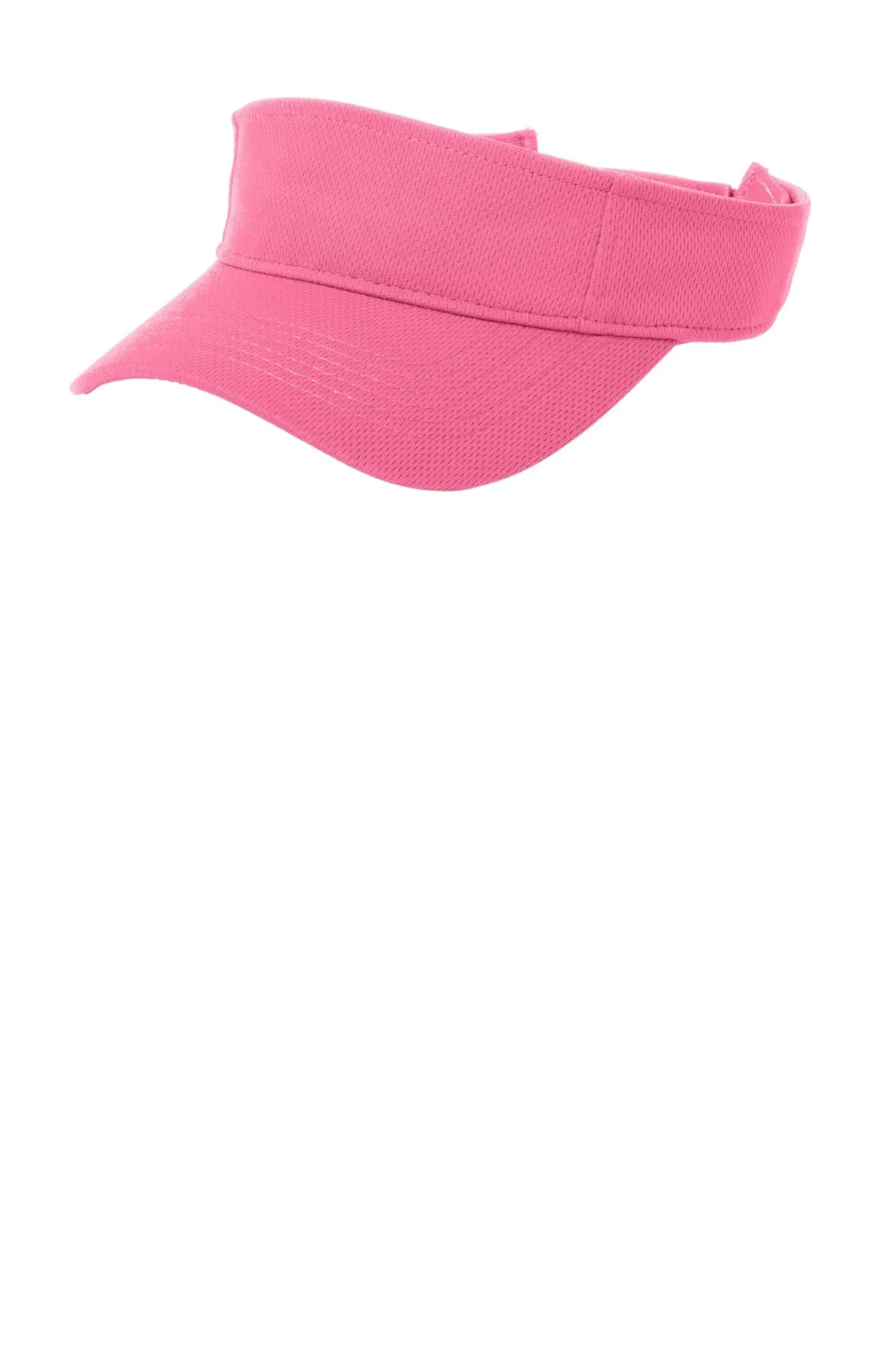 Sport-Tek PosiCharge Branded RacerMesh Visors, Bright Pink