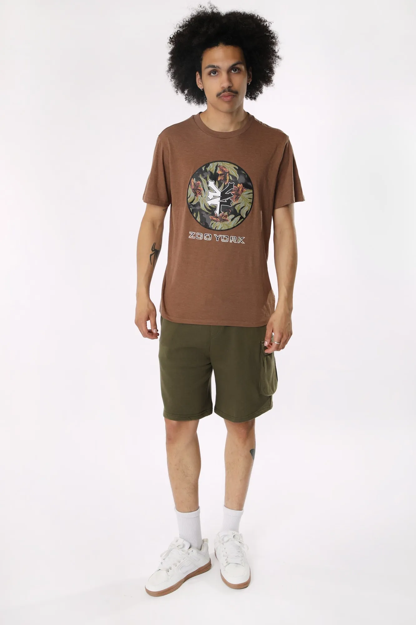 T-Shirt Imprimé Logo Tropical Zoo York Homme