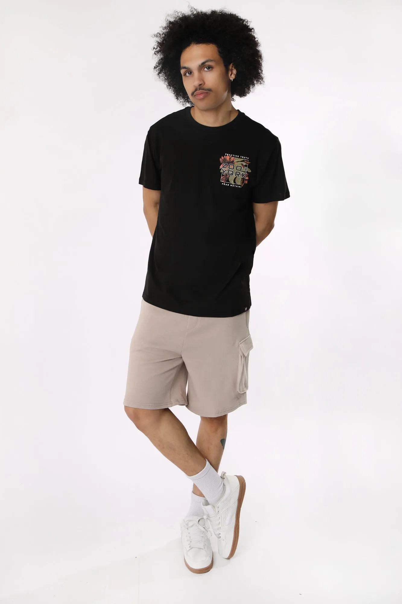 T-Shirt Imprimé Logo Tropical Zoo York Homme