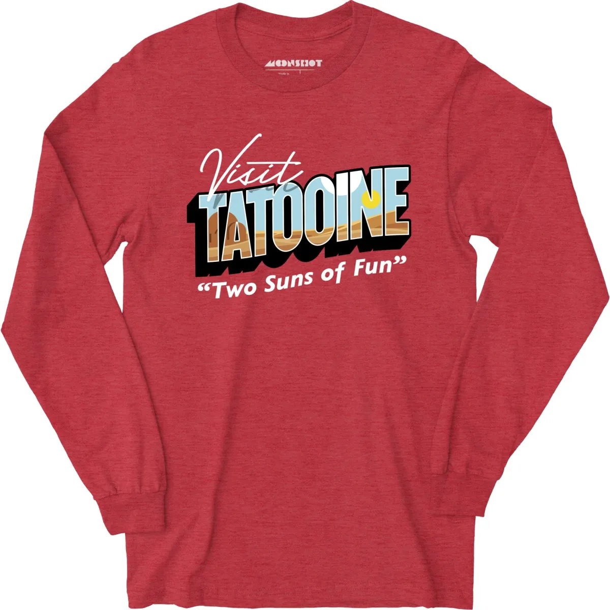 Visit Tatooine - Two Suns of Fun - Long Sleeve T-Shirt