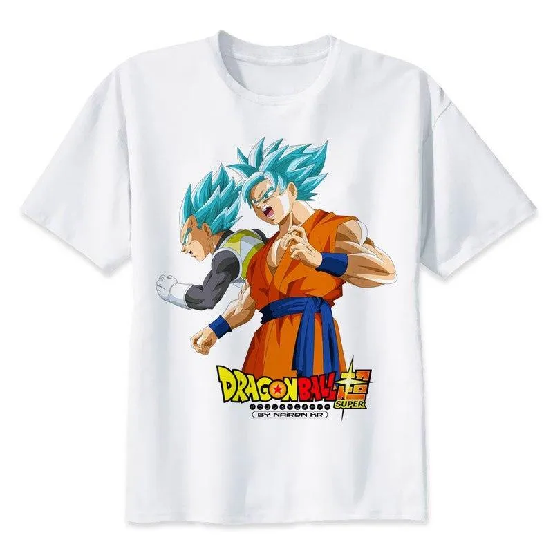 White T-shirts Dragon Ball super (Variants Available)