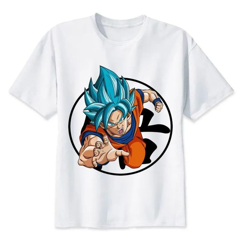 White T-shirts Dragon Ball super (Variants Available)