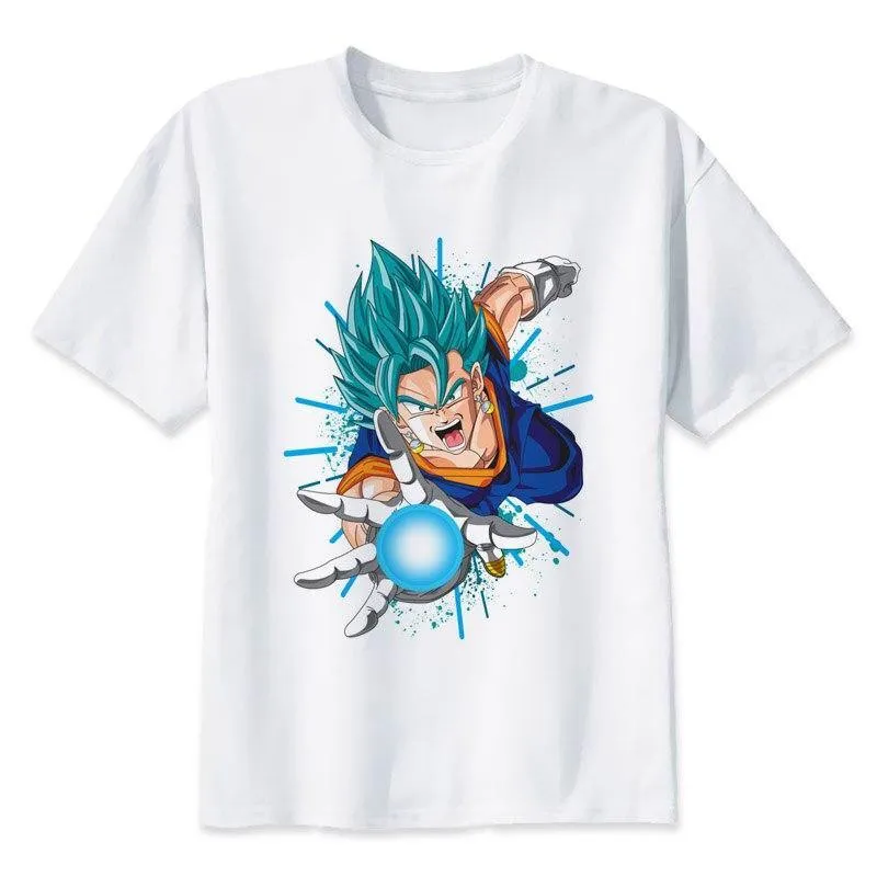 White T-shirts Dragon Ball super (Variants Available)