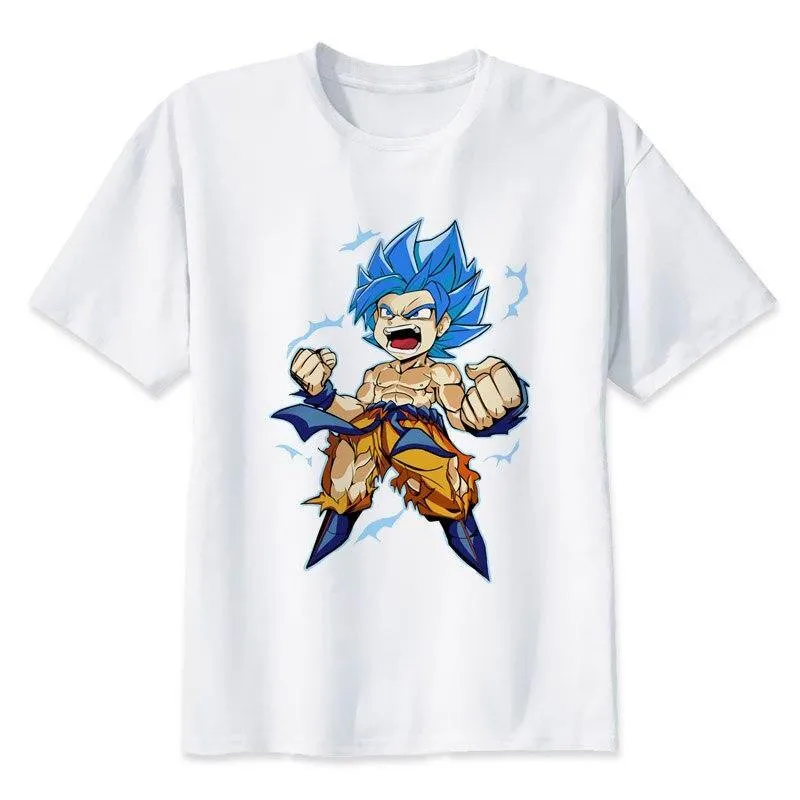 White T-shirts Dragon Ball super (Variants Available)