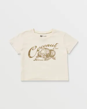 Womens Coconut Club T-Shirt - Natural