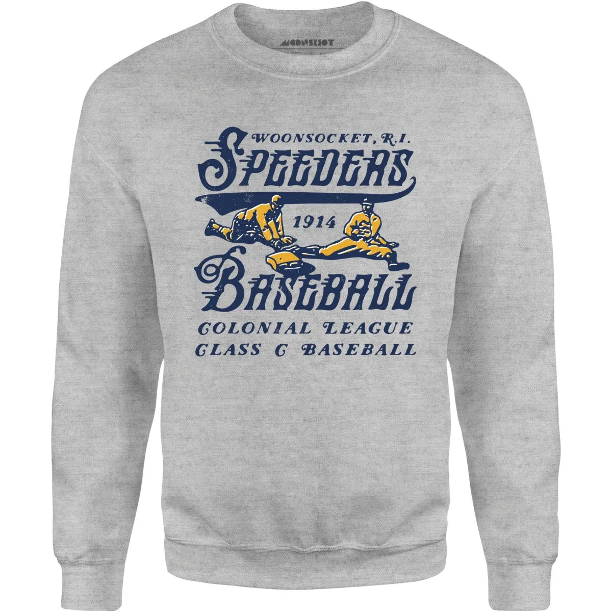 Woonsocket Speeders - Rhode Island - Vintage Defunct Baseball Teams - Unisex Sweatshirt