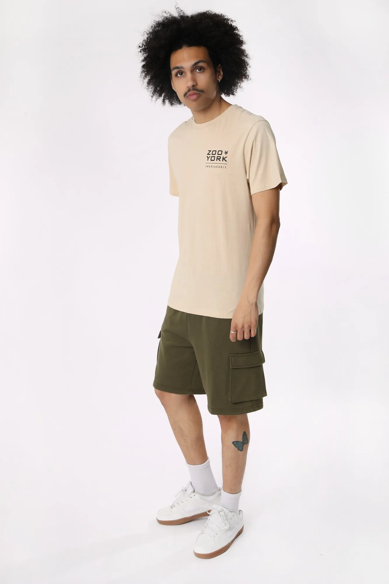 Zoo York Mens Tropical Logo T-Shirt